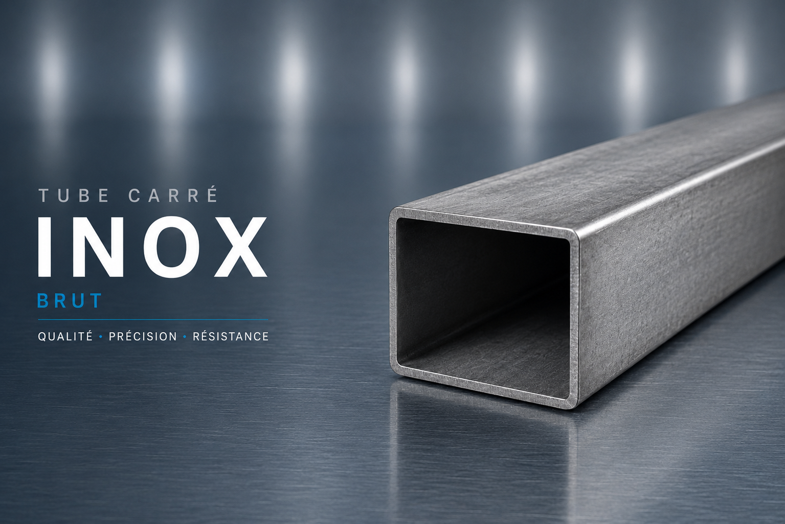 Tube carré Inox 304L brut