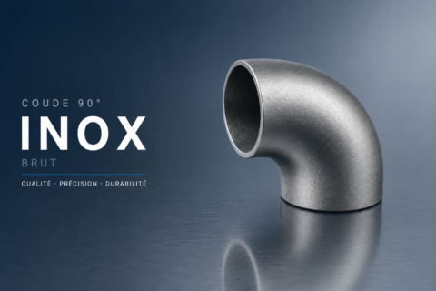 Coude 90° Inox 304L roulé soudé brut