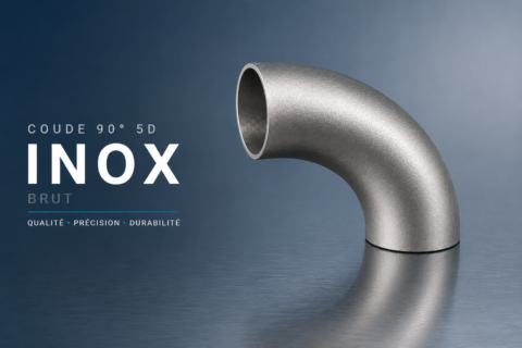 Coude 90° long (5D) Inox 304L roulé soudé brut