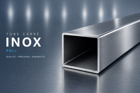 Tube carré Inox 304L brossé