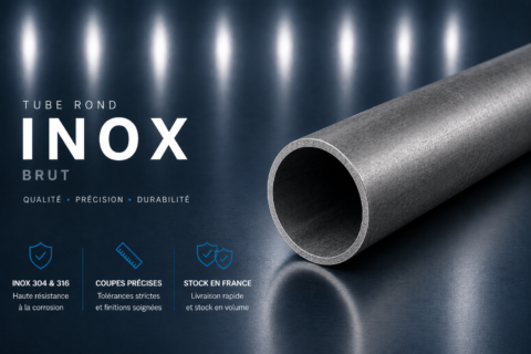 Tube rond Inox brut