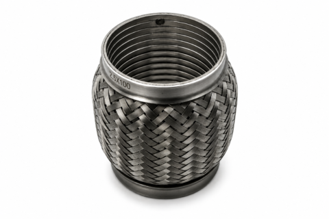 Tresse échappement Inox — Longueur 100 mm