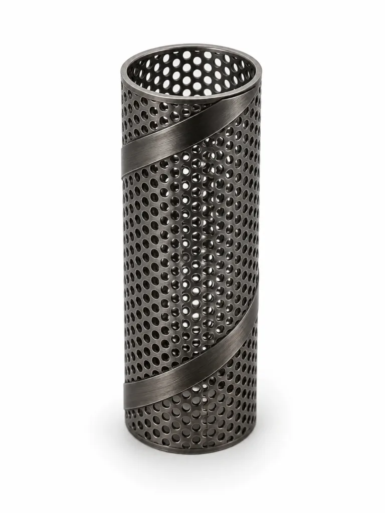Tube perforé Inox — Longueur 400 mm