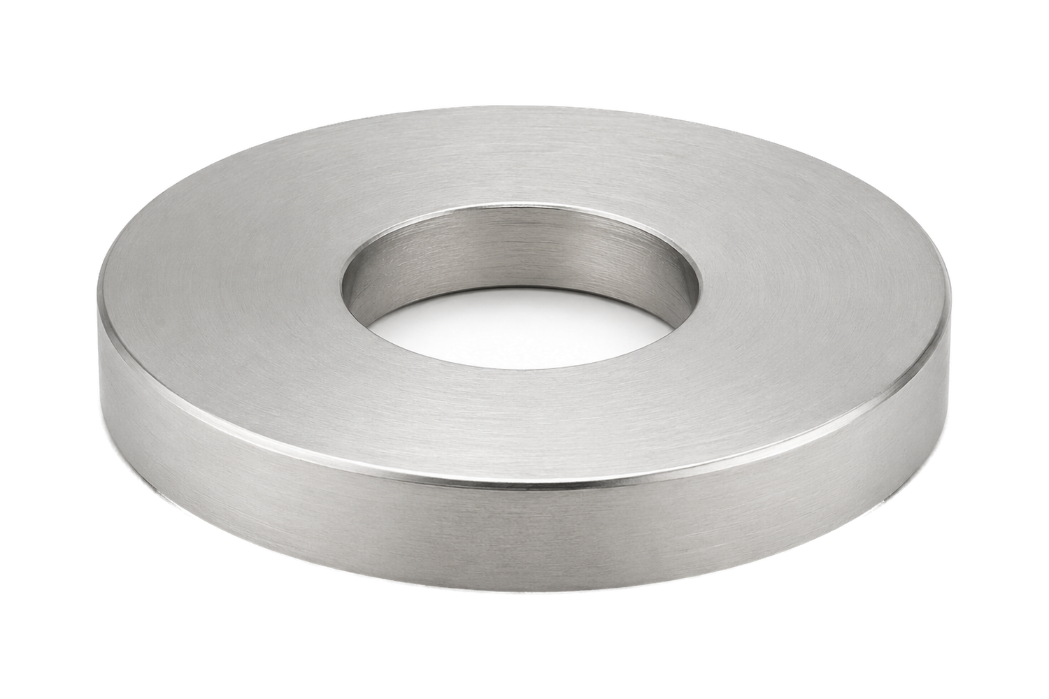 Cache platine H.17 mm — Tube ∅42,4 mm — Inox 304 brossé