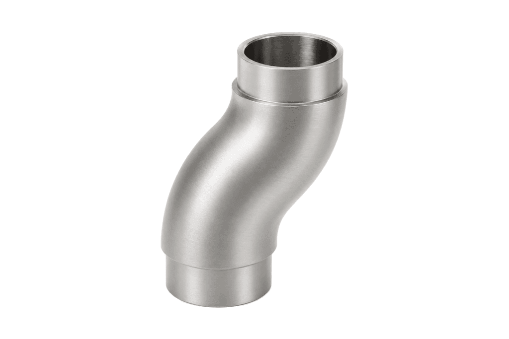 Coude 3D orientable — Tube ∅42,4 mm — Inox 304 brossé