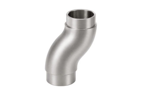Coude 3D orientable — Tube ∅42,4 mm — Inox 304 brossé