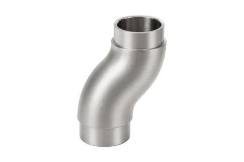 Coude 3D orientable — Tube ∅42,4 mm — Inox 304 brossé