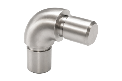 Coude 90° ∅12 mm — Inox 304 brossé