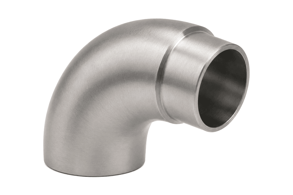 Crosse inox plate — Tube ∅42,4 mm — Inox 304 brossé