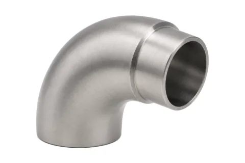 Crosse inox plate — Tube ∅42,4 mm — Inox 304 brossé