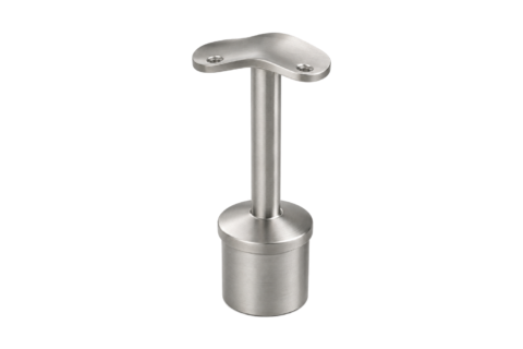 Support main courante d’angle 90° — Tube ∅42,4 mm — Inox 304 brossé