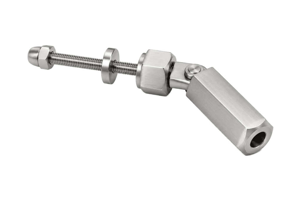 Tendeur de câble ∅4/5 mm hexagonal orientable — Inox 316