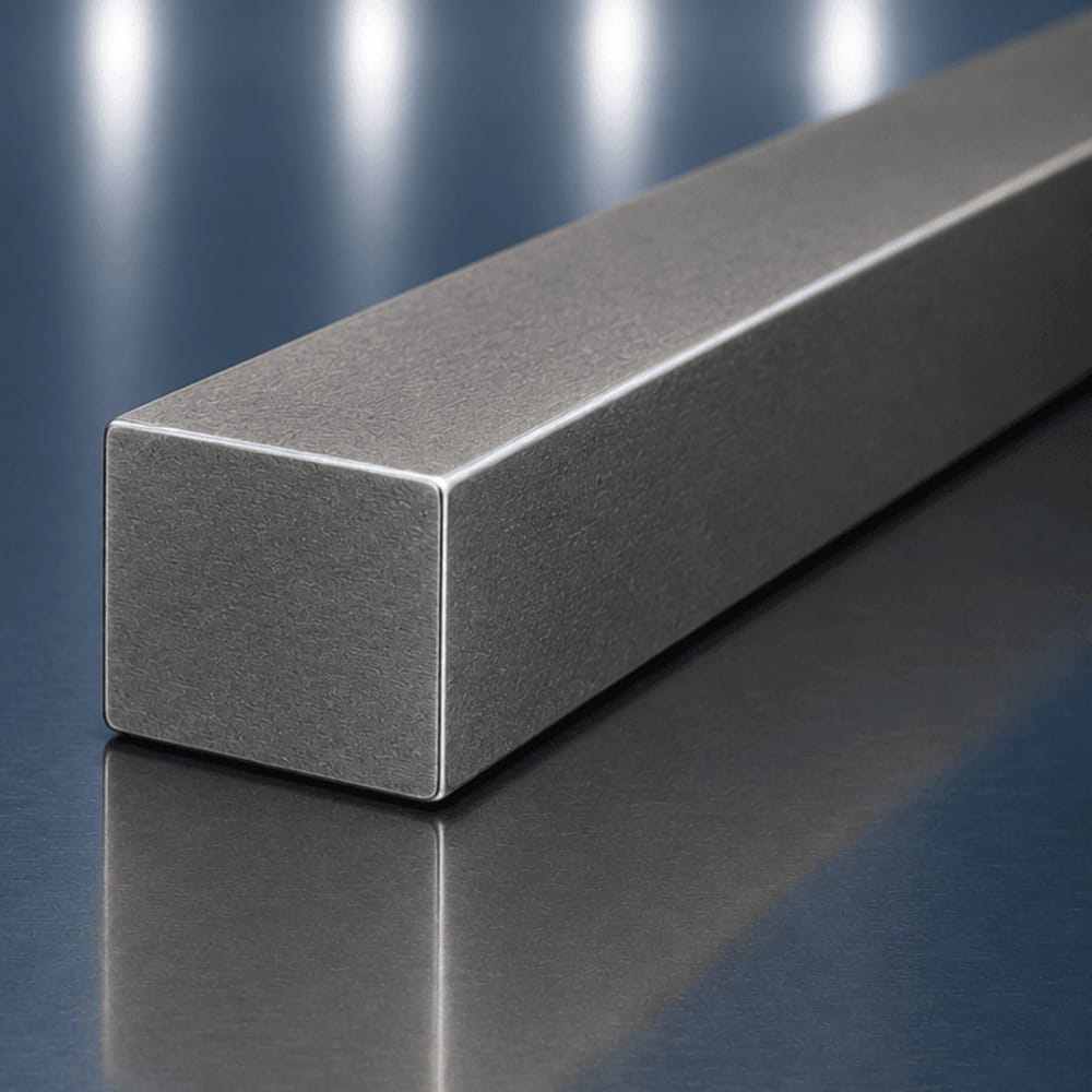 Carré plein Inox 304L étiré brut