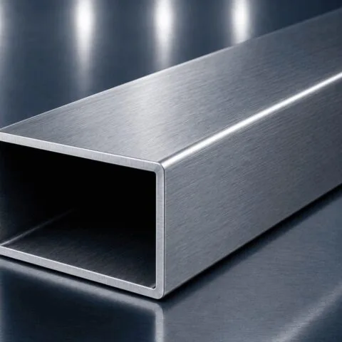 Tube rectangulaire Inox 304L brossé - Rapidox