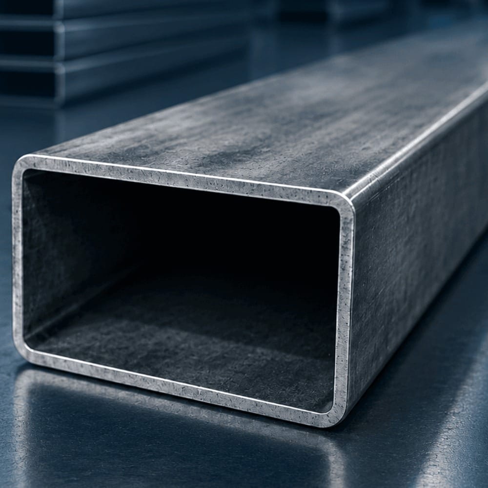 Tube rectangulaire Inox 304L brut